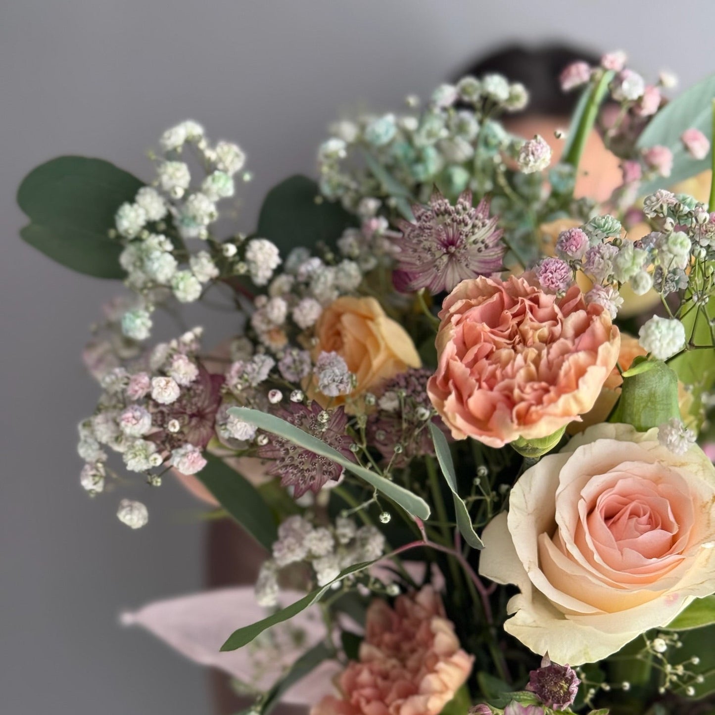 Bouquet of flowers with a blurred background