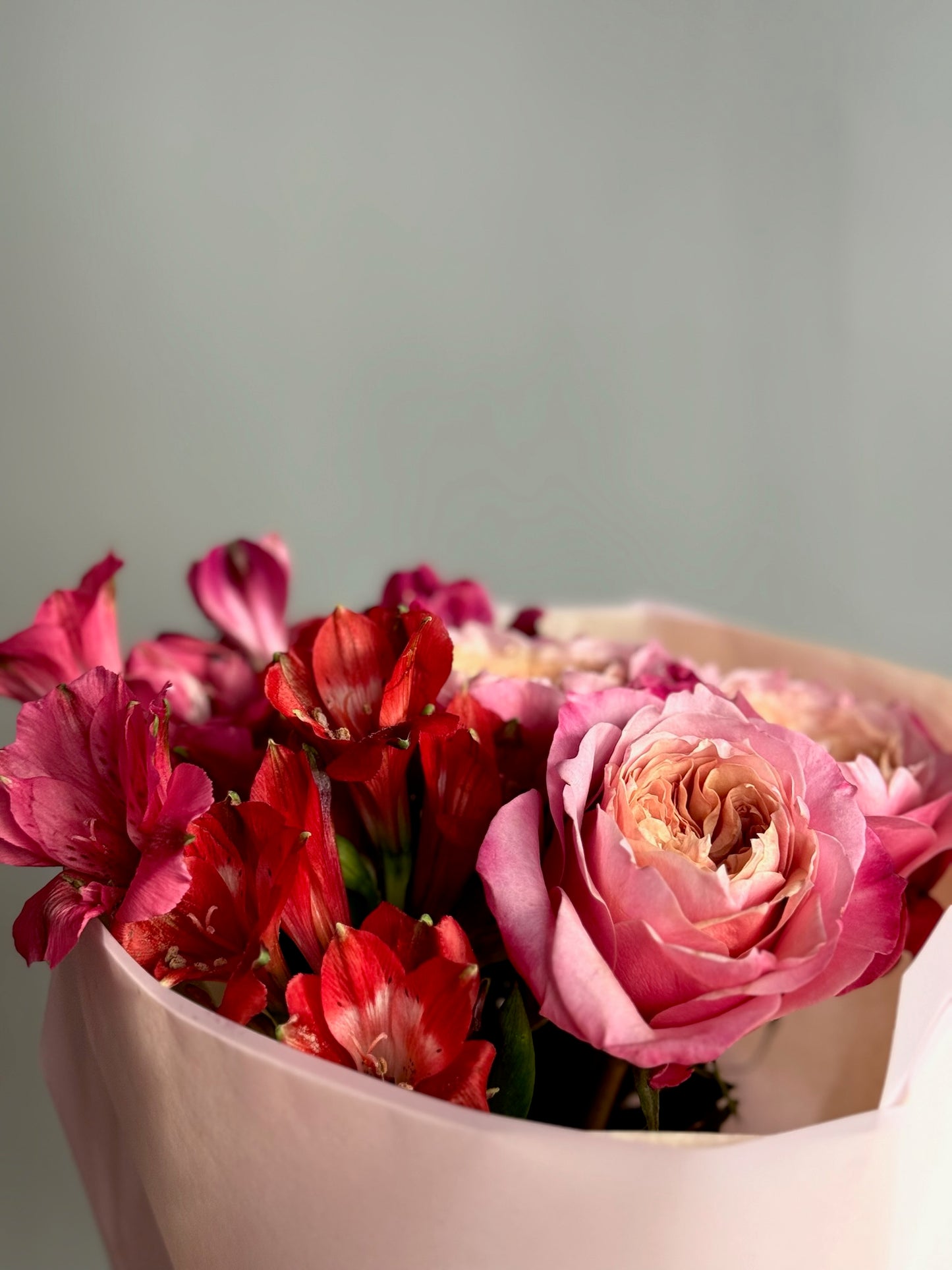 Detaliu Feelin’ Hot – texturi florale vibrante și culori de vară, Roses & More