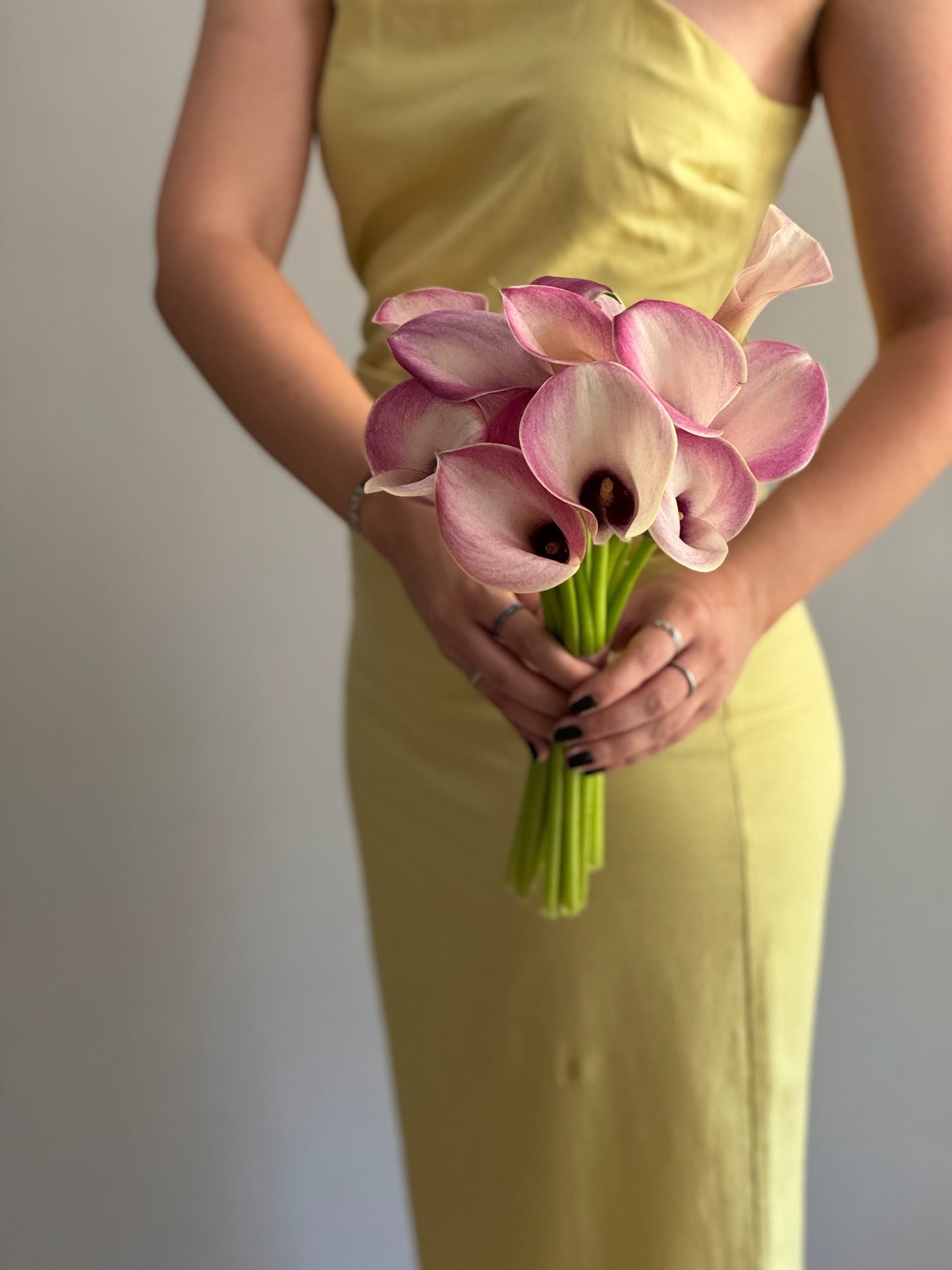 Buchet cale roz de mireasă