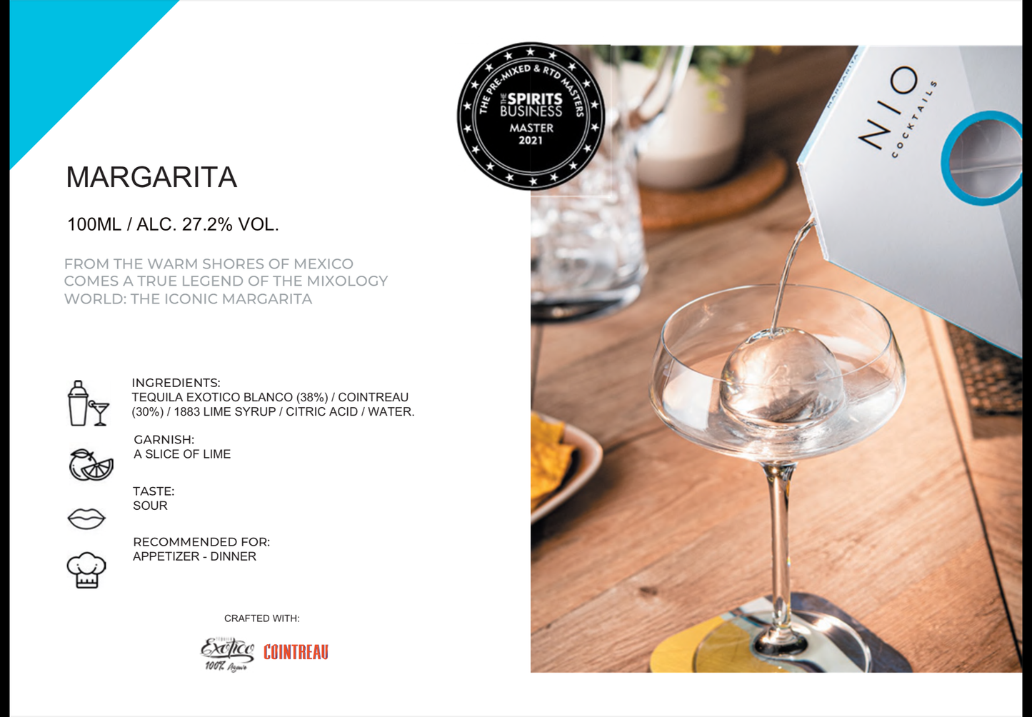 Plic Margarita by NIO – cocktail fresh, gata de servit, Roses & More