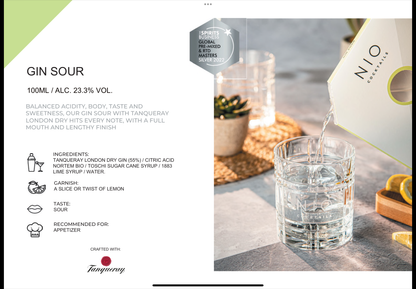 Cocktail revigorant Gin Sour – perfect pentru un cadou elegant, Roses & More